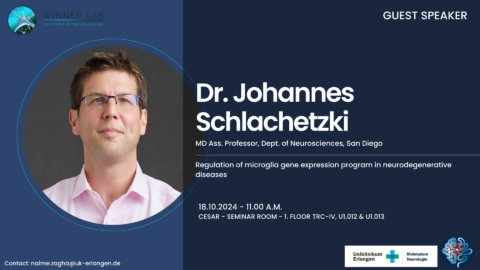 Towards entry "Guest Speaker: Dr. Johannes Schlachetzki"